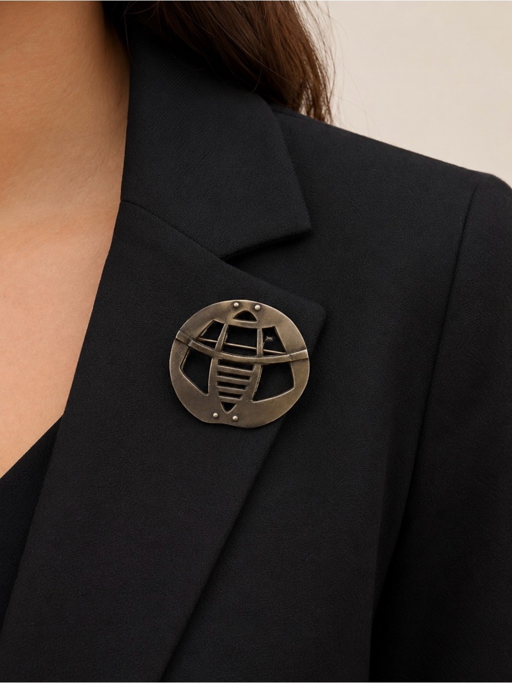 Vintage MMA Charles Rennie Mackintosh Bee Brooch Art Nouveau Pin